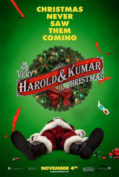 Убойное Рождество Гарольда и Кумара / A Very Harold & Kumar 3D Christmas (2011)